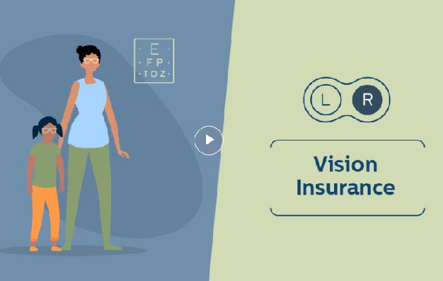 screen grab from a vision insurance video
